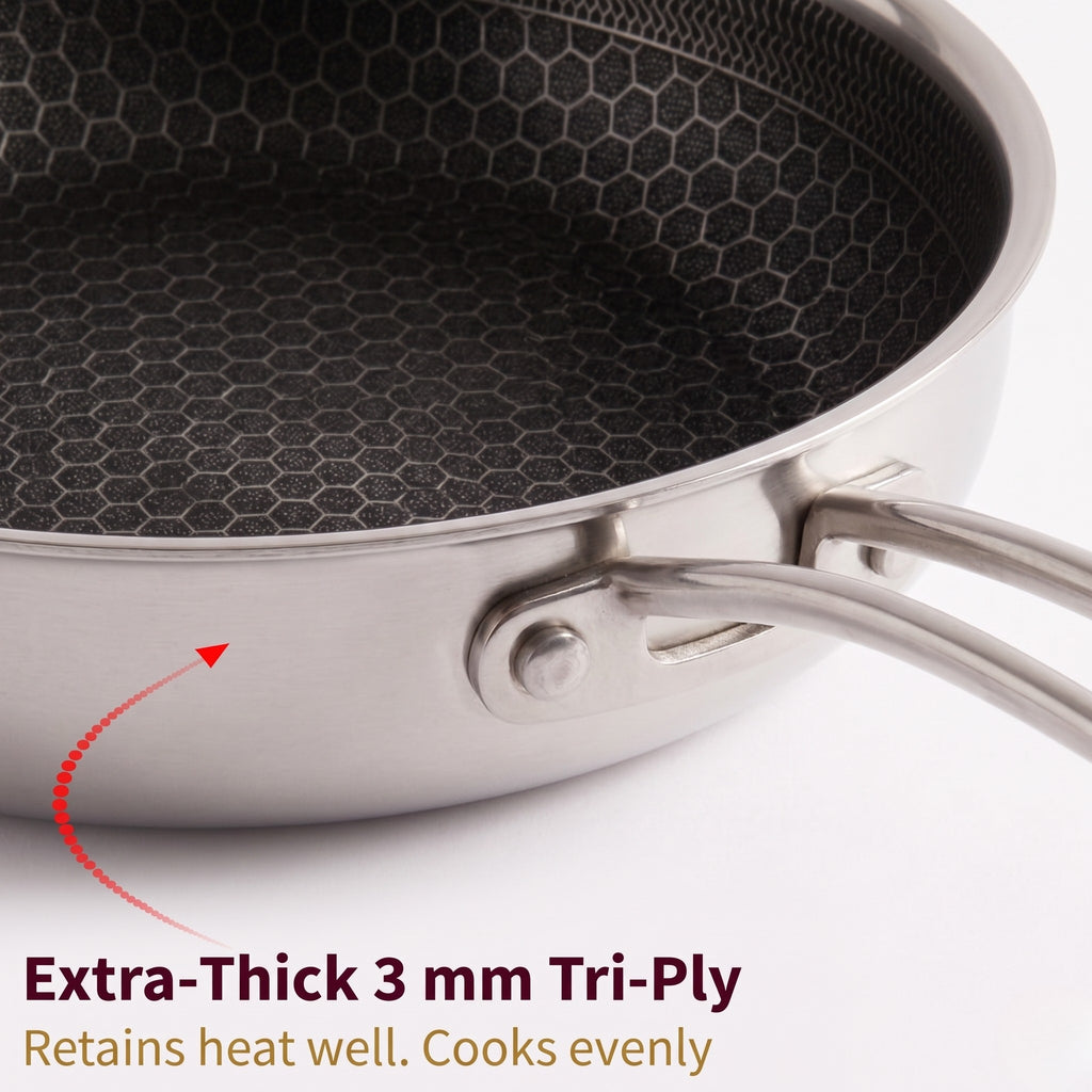 KEERTI HONEYCOMB FRYPAN