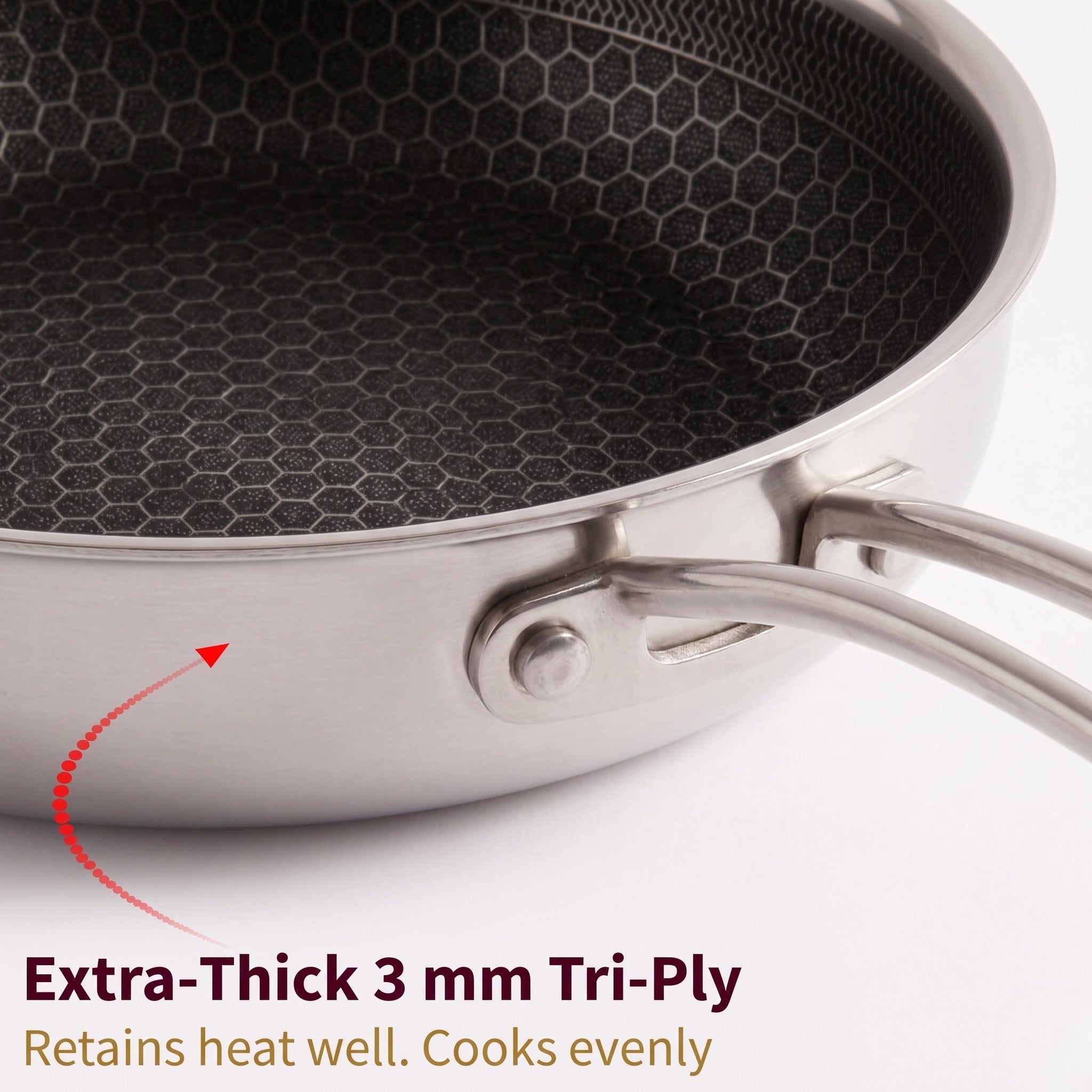 KEERTI HONEYCOMB FRYPAN