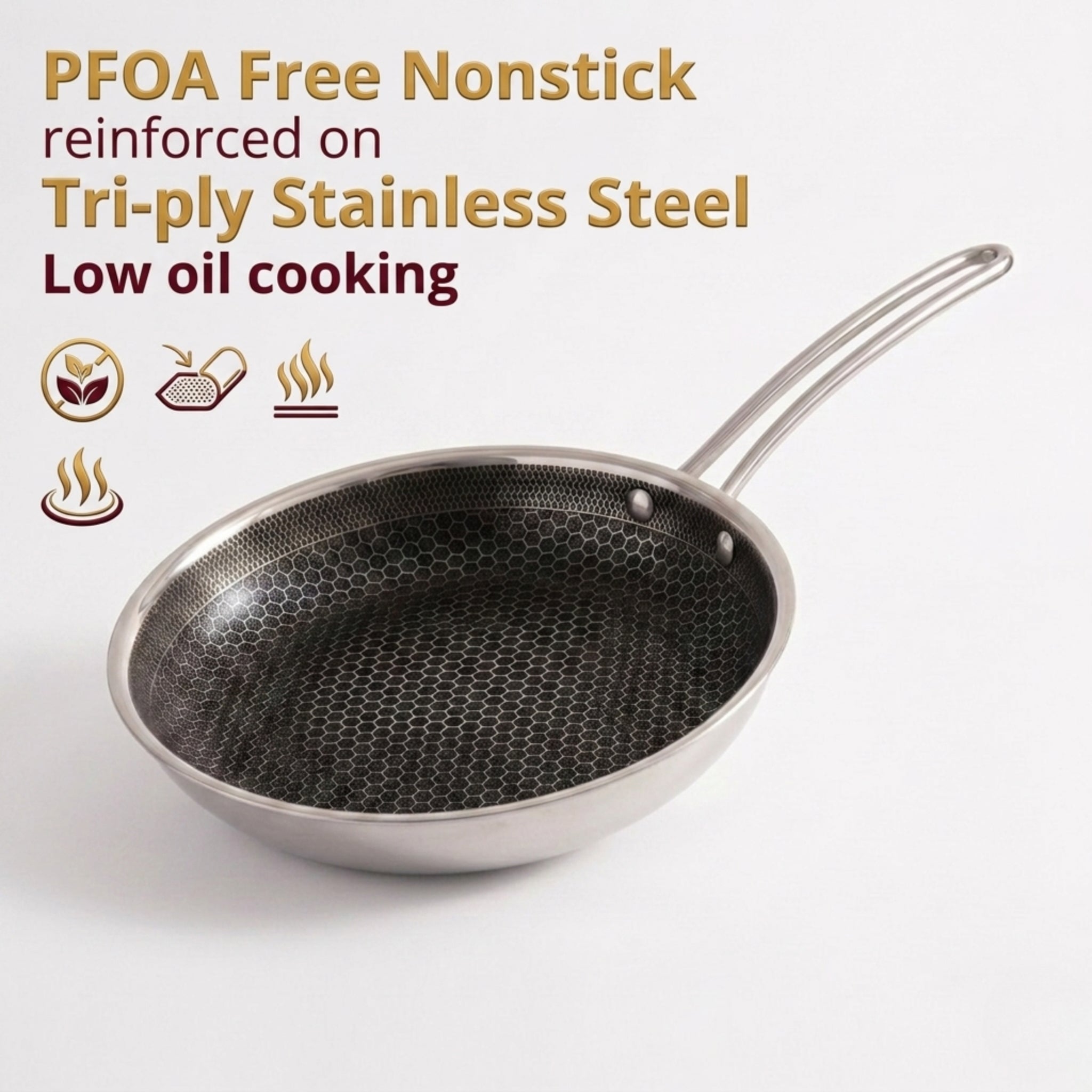 KEERTI HONEYCOMB FRYPAN