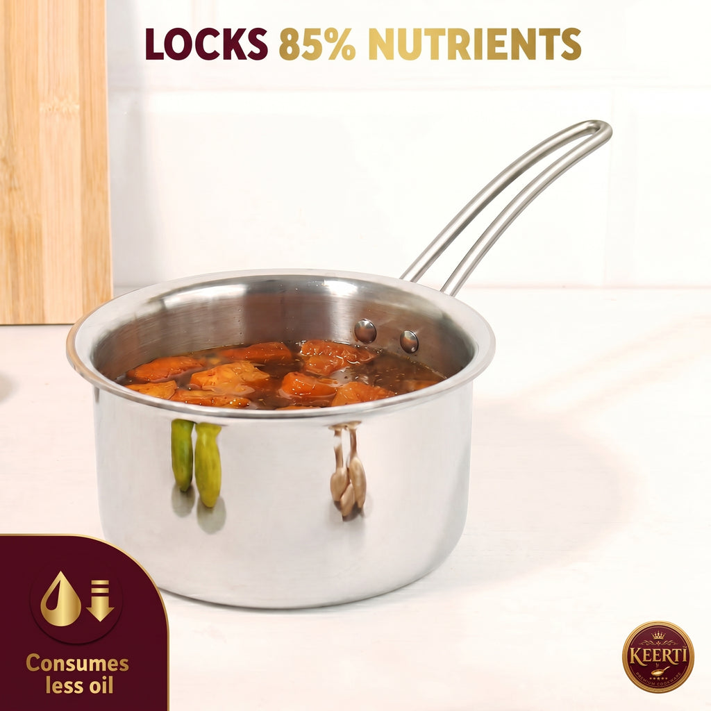 KEERTI TRI-PLY SAUCEPAN