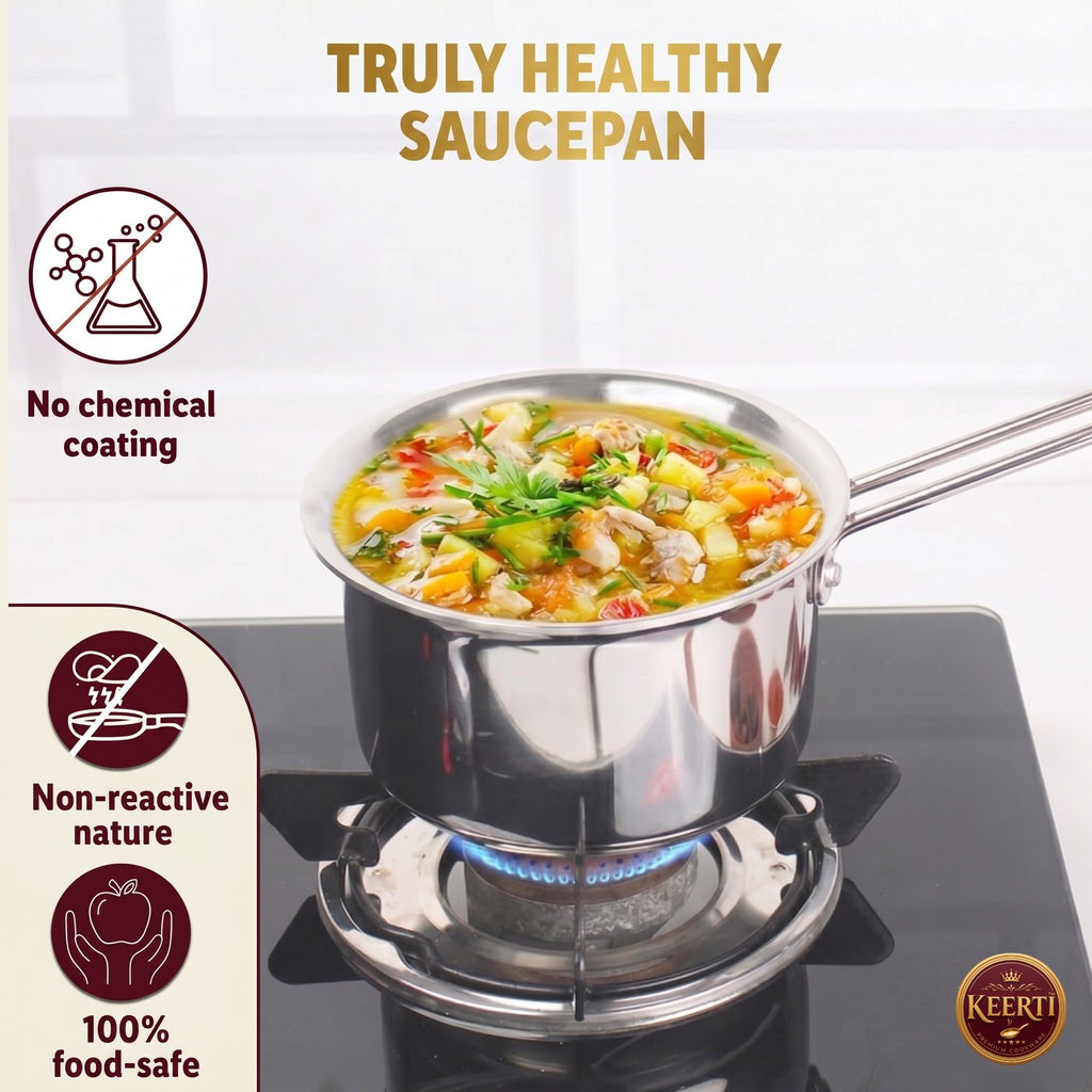KEERTI TRI-PLY SAUCEPAN