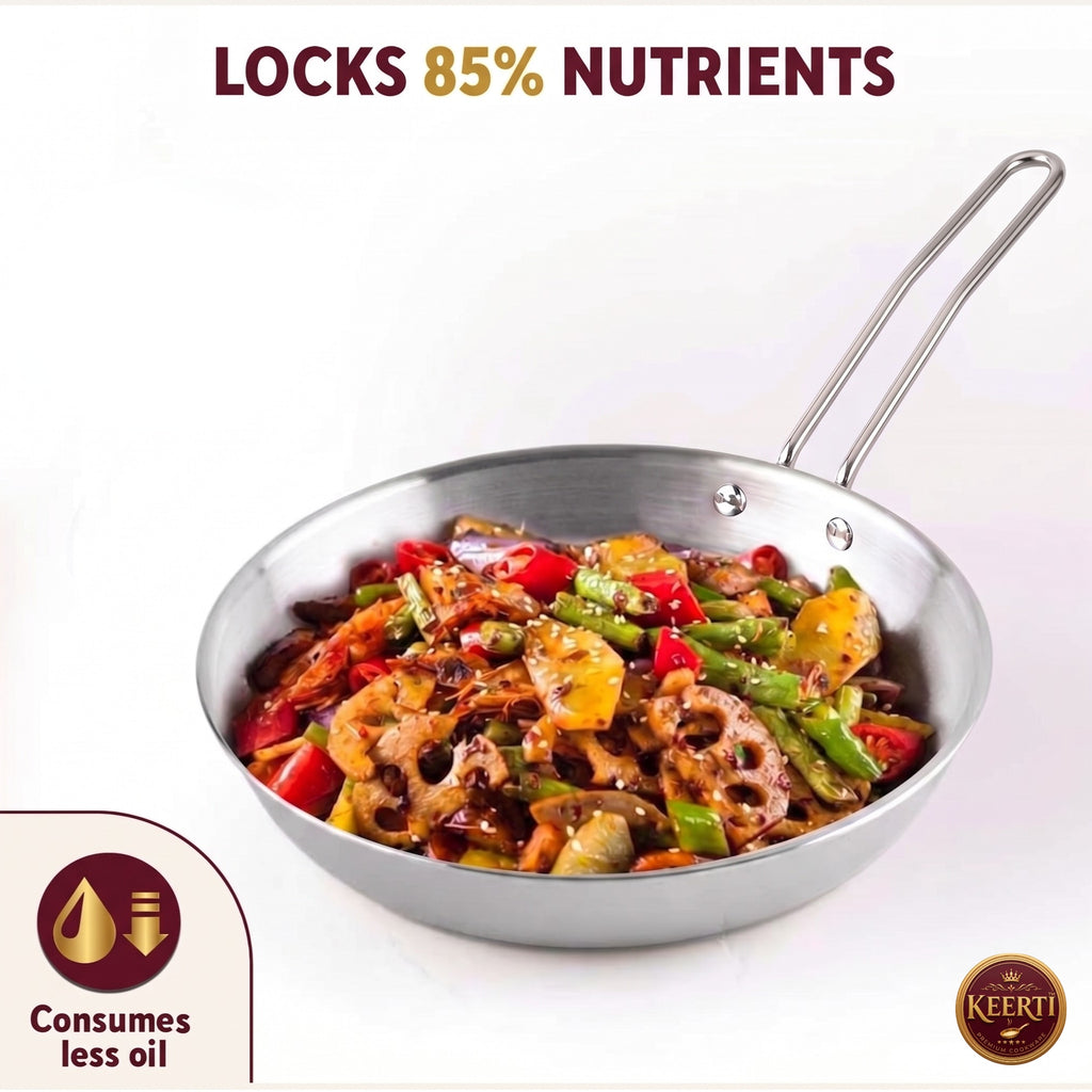 KEERTI TRI-PLY FRY PAN