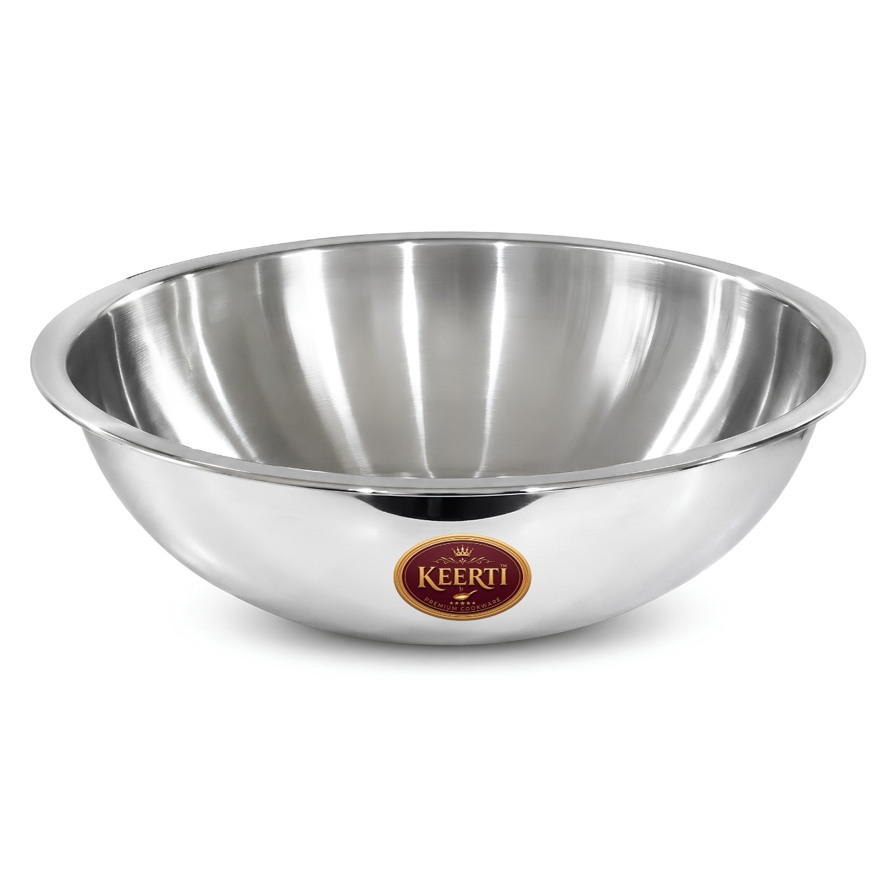 KEERTI Tri-Ply Stainless Steel Tasla (Multiple Sizes)