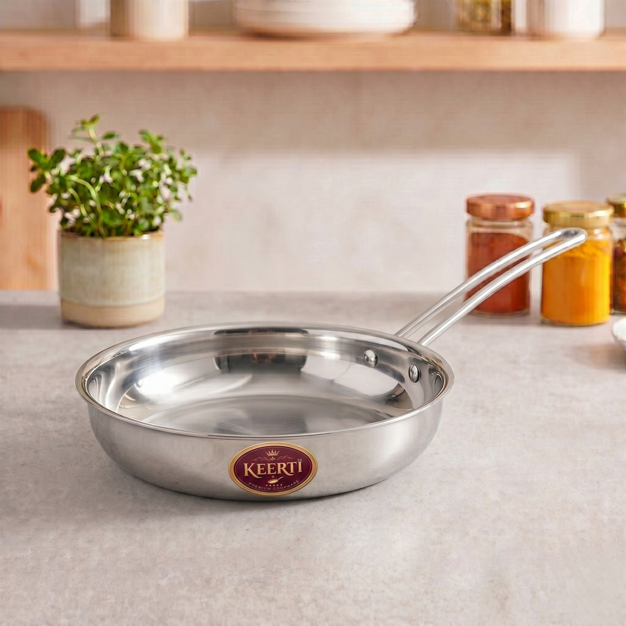 KEERTI TRI-PLY FRY PAN