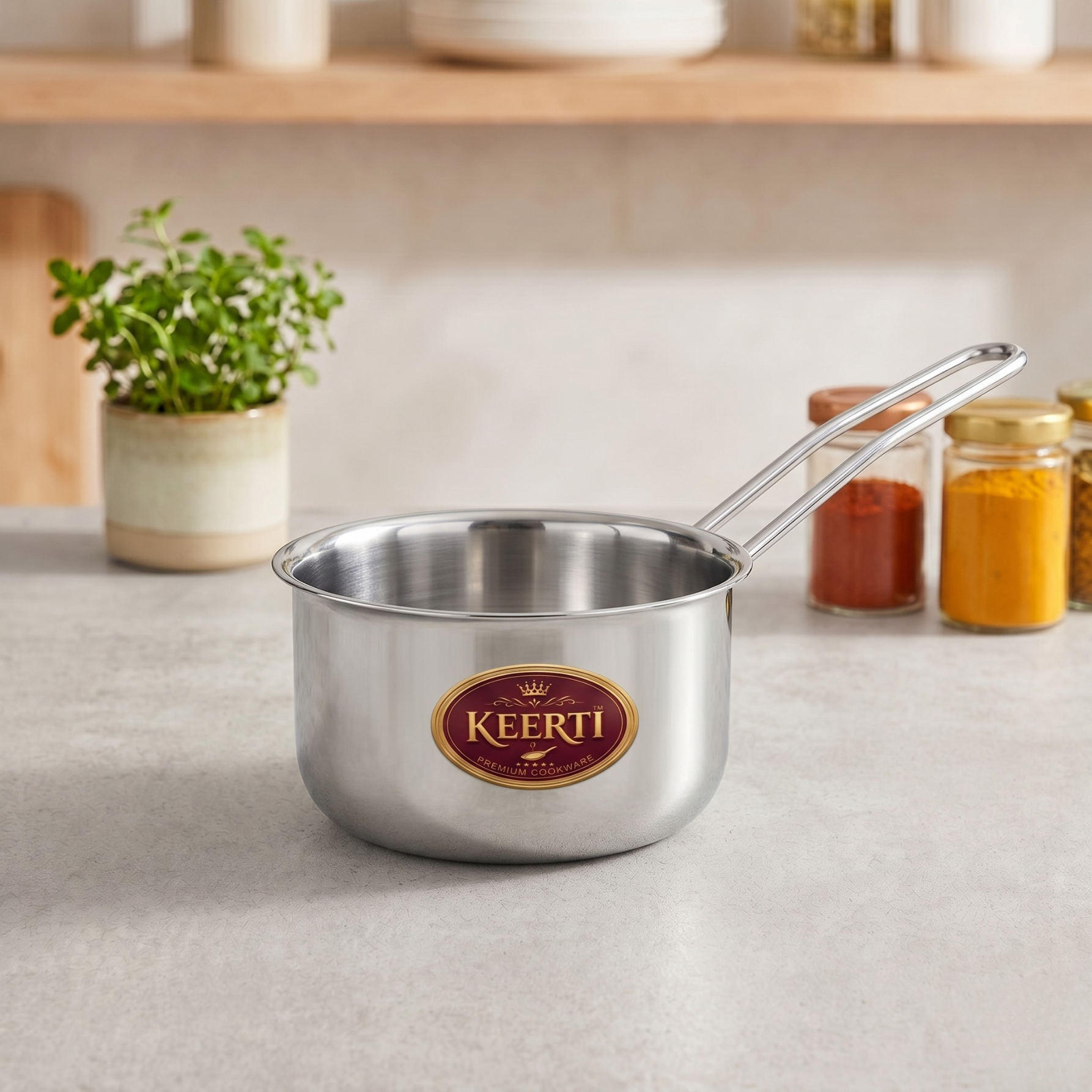 KEERTI TRI-PLY SAUCEPAN